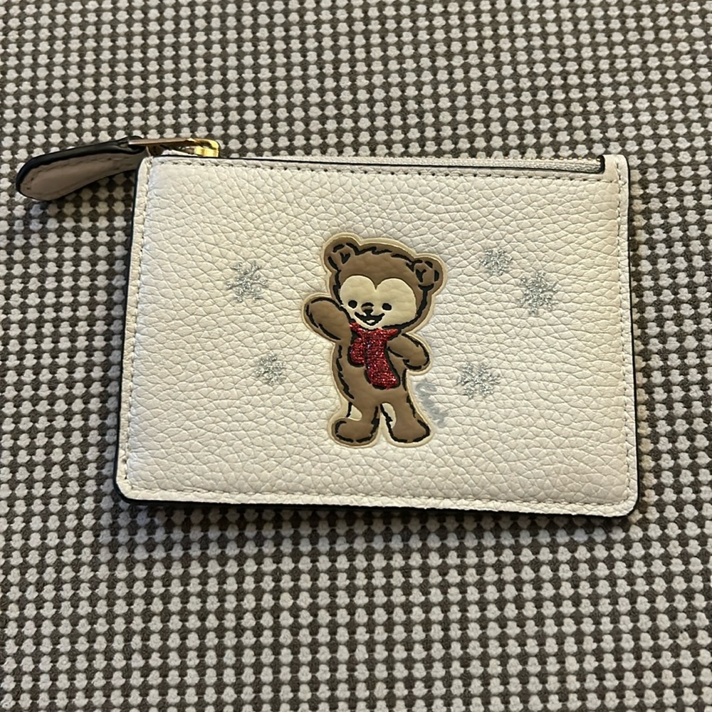Coach bear cute wallet